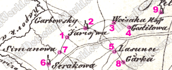 Historic 1676 Map for Research