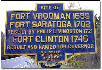 Fort Vrooman Saratoga Clinton Historical Marker