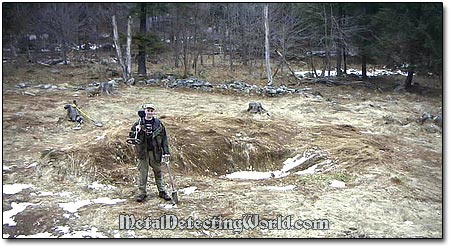 Ground Depression at the Colonial Homestead Site in New York