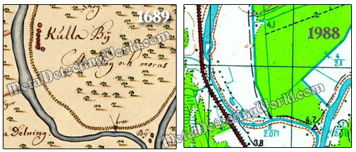 1689 Historic and 1988 Topo Maps To Be Used for Map Overlay