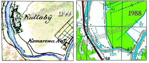 1799 Map and 1988 Topographic Map  To Be Used for Map Overlay