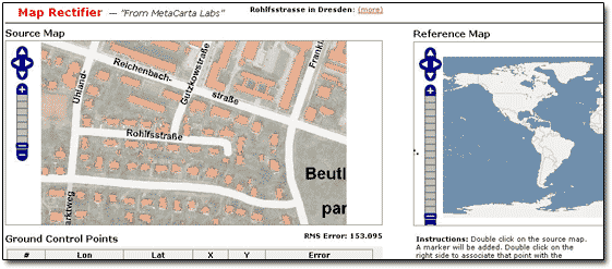 Web-Based Map Rectifier