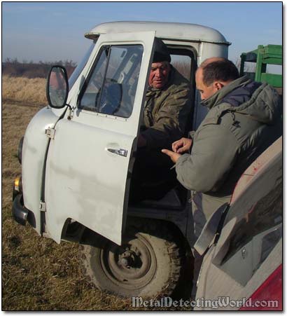 A Local Resident Giving Directions to Treasure Hunting Site