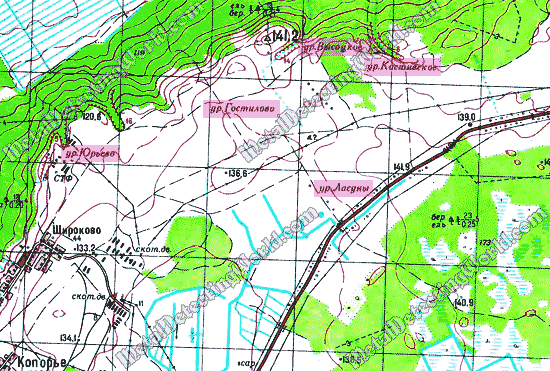 1988 Large-Scaled Topographic Map for Research