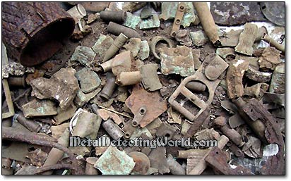 WW2 Military Junk Items Dug Up