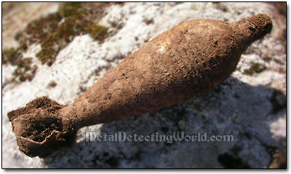 Unexploded WW2 German Propelled Grenade