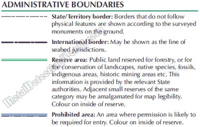 16 - Topographic Symbols and Explanations of Administrative Boundaries