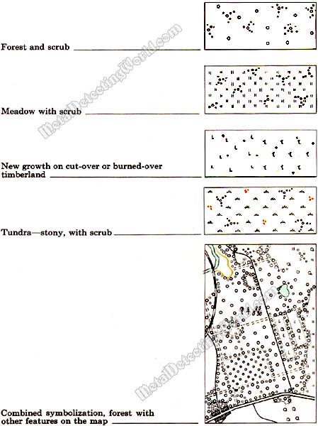 Topographic Symbols of Vegetation-50