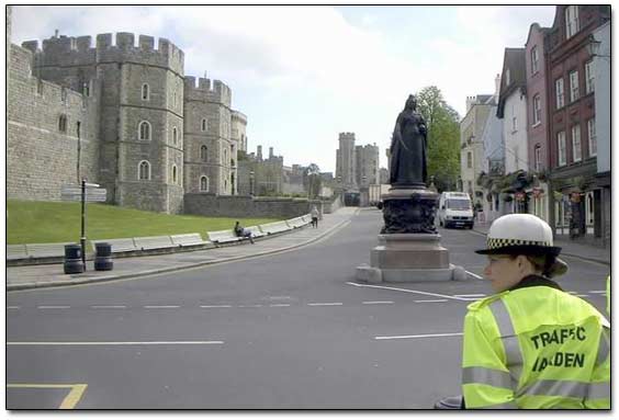 Square Near Windsor Castle