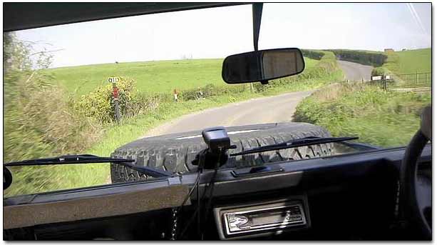 Winding English Country Side Road