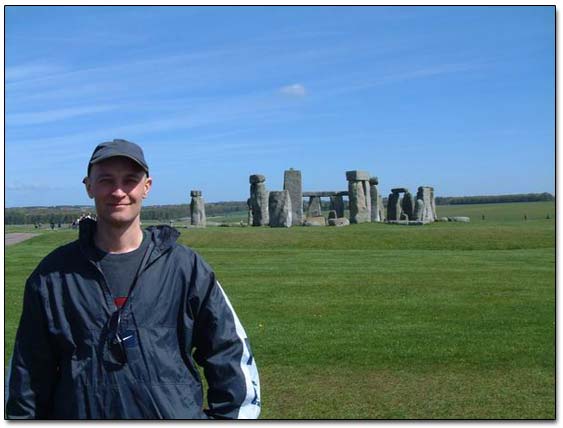 Sergei At Stonehenge