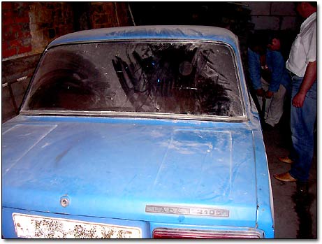 Old, Dusty Soviet People's Car - "Lada"