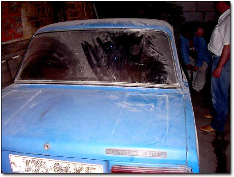 Old, Dusty Soviet People's Car - "Lada"