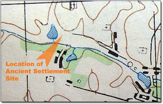 Topographical Map Of the Area