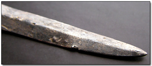 Tip of Silver Blade