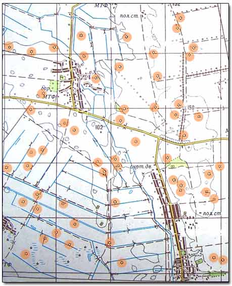 Map of Ancient Burial Mounds