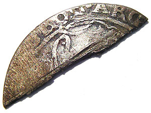 1626 1 Groschen Silver Half-Coin (Cob)