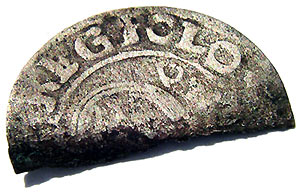 1624 3 Poltorak Silver Half-Coin (Cob)