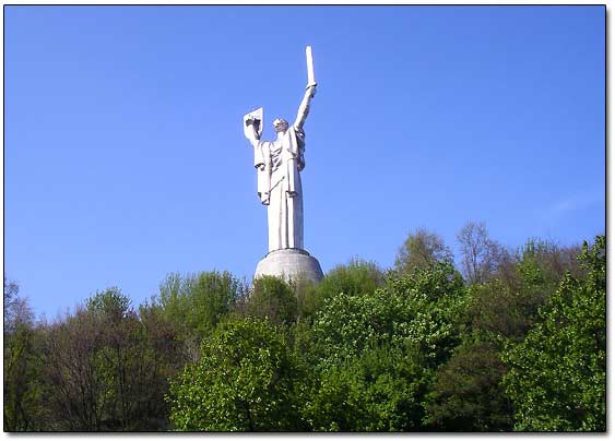 Motherland Statue in Kiev, Ukraine