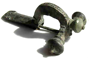 Cross-bow Silver Fibula AD III-IV