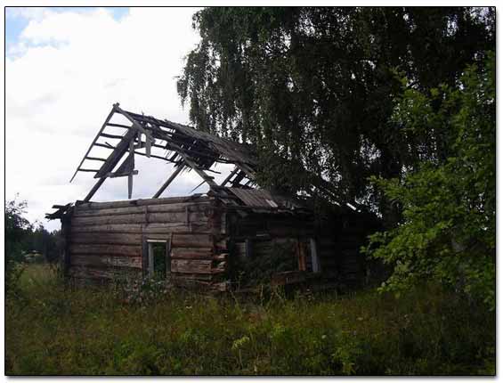 Remains Of The Log Cabin