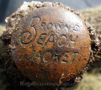 Modern Brown's Beach Jacket Button