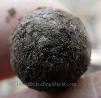 Recovered Musketball Up Close