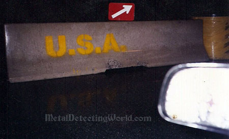 Sign 'To USA'