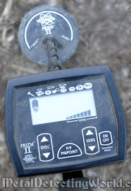 Control Panel of White's Prizm II Metal Detector