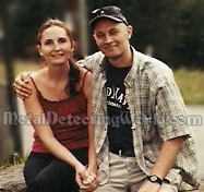 Shelly and Serge Near Meads Mountain, Woodstock, NY, in 2005