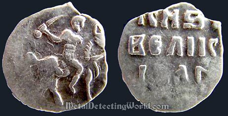 Silver Wire Denga Tsar Ivan IV