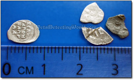 Polushka and Wire Coin Fragments Recovered with My Minelab E-Trac Search Program