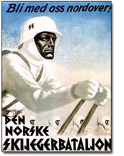 German SS Ski Battalion Poster