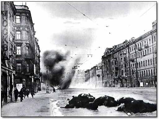 Leningrad Under German Bombardment