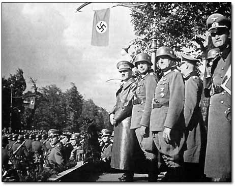 German Victory Parade in Paris, 1940