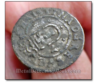Swedish Silver 1648 1 Ore Coin Found with XP Deus