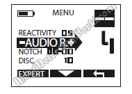 XP Deus Audio Response Setting