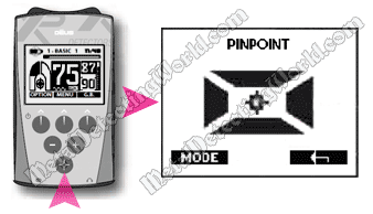 XP Deus Pinpoint Mode