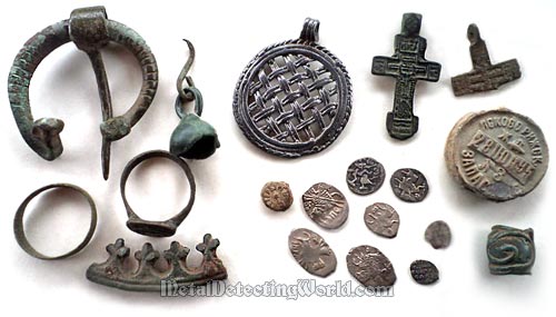 Coins and Artifacts An XP Deus User Found at Hammered-Out Site on New Season's First Day