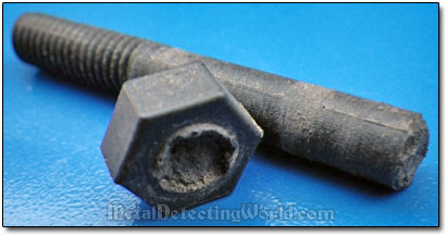 Broken Bolt of XP Metal Detector Bolt/Nut Search Coil Assembly