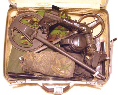 Detector, Accessories, and Gear Packed