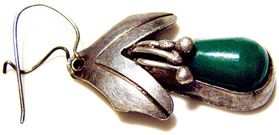 16 Malachite Earring