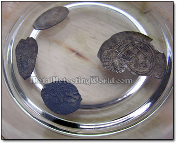 Adding More Silver Hammered Coins into Lemon Acid Solution