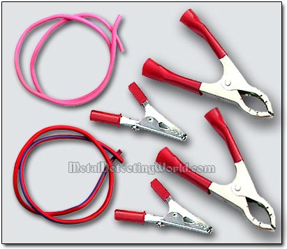 Alligator Clips, Battery Clamps and Plastic Coated Stranded Wires