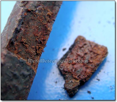 Rust Was Revealed After the Converted Rust Layer Had Been Removed