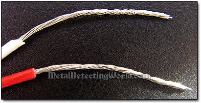 Bare Wire Ends with Twisted Strands