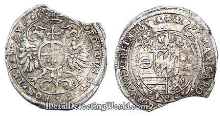1697 Austrian Silver Coin, Coalition War Battlefield