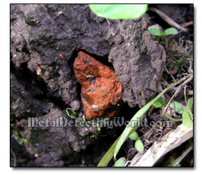 Brick Fragment Found at Hunt Site