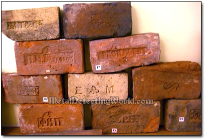 Collectible Bricks, circa 18th-19th Century, at Museum Exhibition