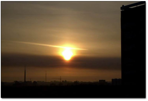 Sunset In Ekaterinburg